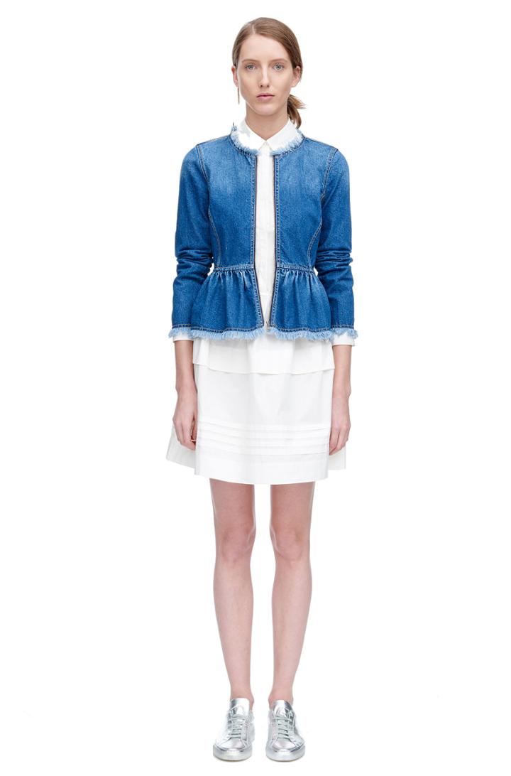 Rebecca Taylor Rebecca Taylor Denim Peplum Jacket 8 Denim
