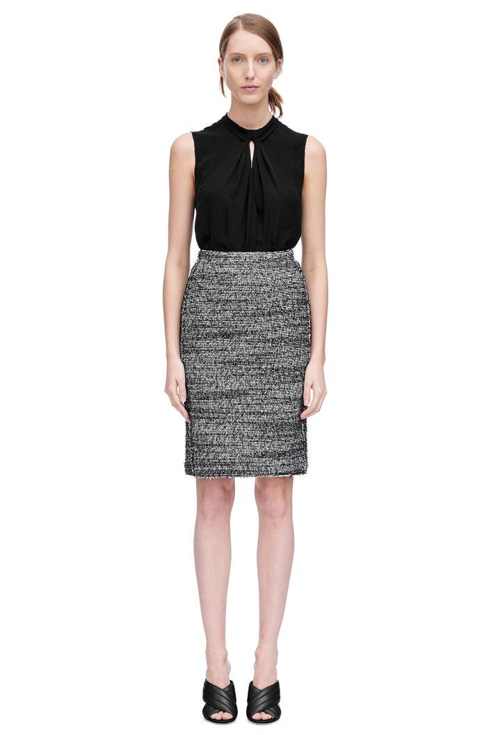 Rebecca Taylor Rebecca Taylor Sleeveless Georgette Knot Top 4 Black