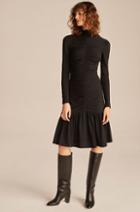 Rebecca Taylor Rebecca Taylor Ruched Long-sleeve Dress
