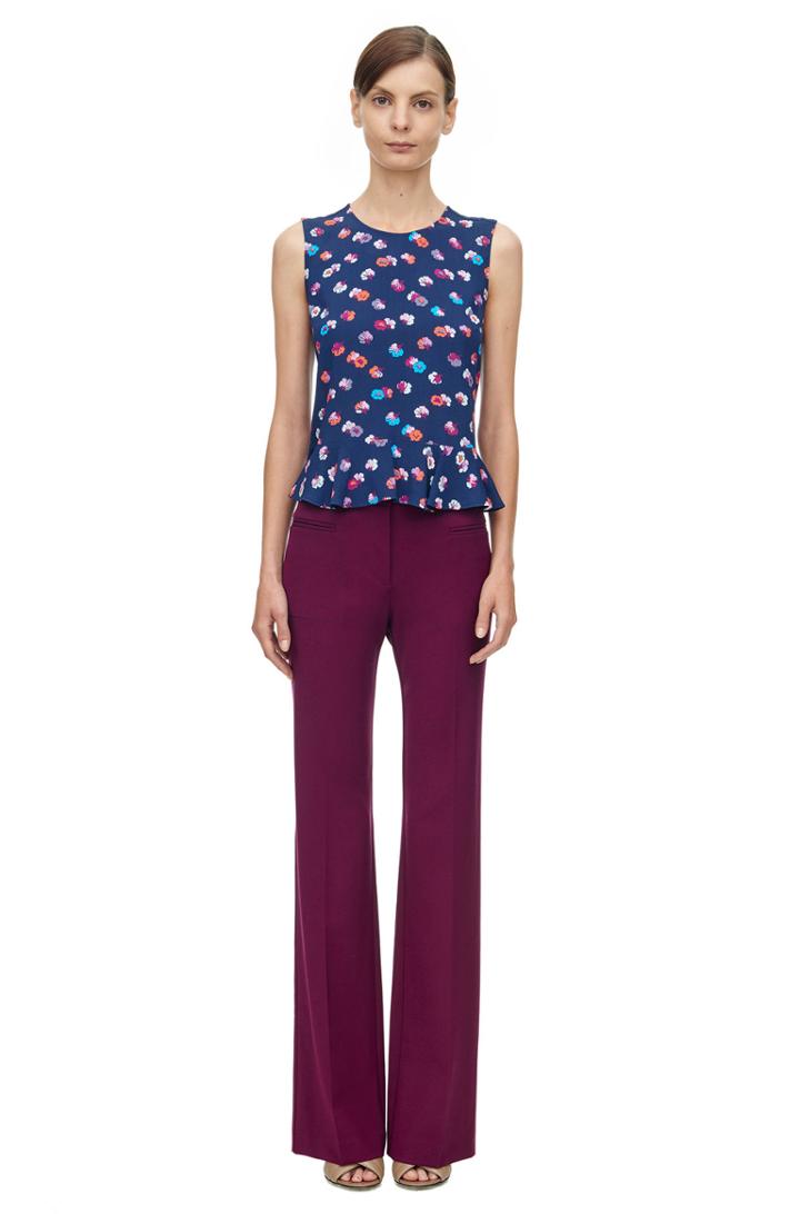 Rebecca Taylor Rebecca Taylor Straight Suit Pant 8 Sugar Beet