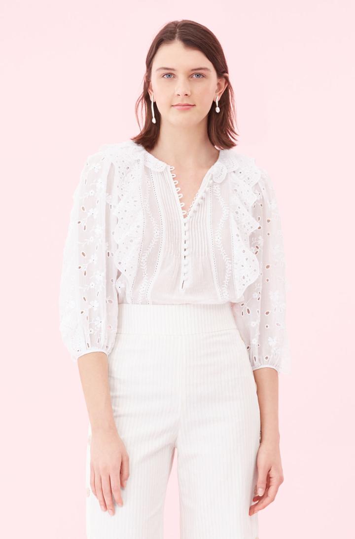 Rebecca Taylor Rebecca Taylor Livy Eyelet Top