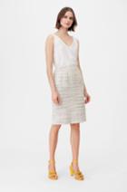 Rebecca Taylor Rebecca Taylor Tailored Textured Tweed Pencil Skirt