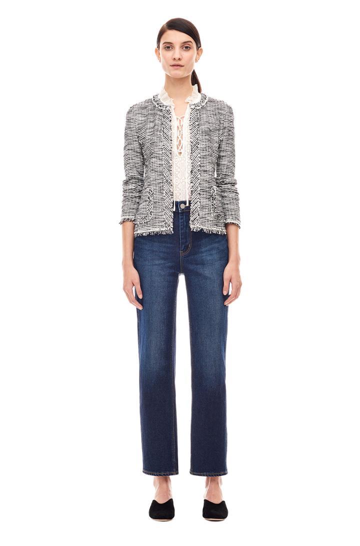 Rebecca Taylor Bouclé Tweed Jacket