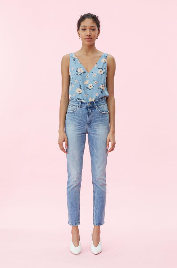 Rebecca Taylor Rebecca Taylor Daniella Floral V-neck Tank