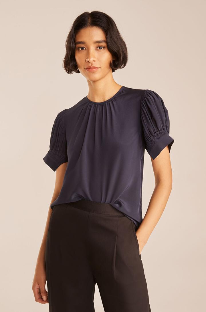 Rebecca Taylor Rebecca Taylor Short-sleeve Silk Blouse