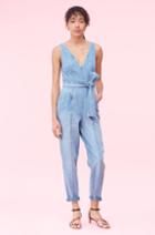 Rebecca Taylor Rebecca Taylor La Vie Drapey Denim Jumpsuit