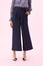 Rebecca Taylor Rebecca Taylor Heart Jacquard Silk Pants Navy, Size 00