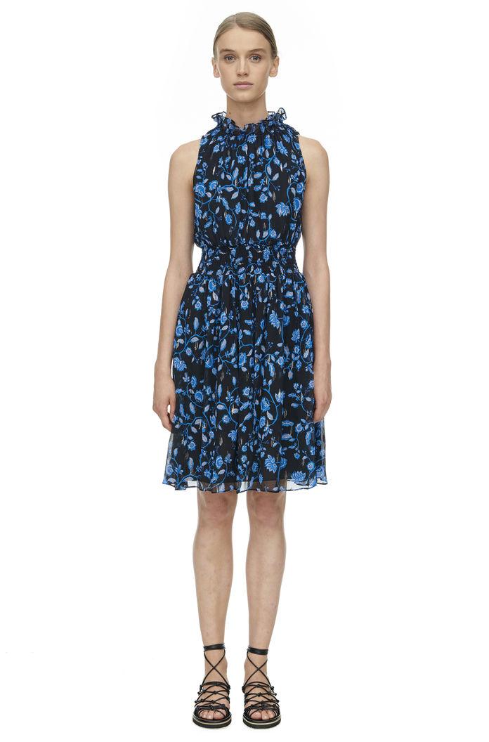 Rebecca Taylor Rebecca Taylor Sleeveless Kyoto Floral Smock Dress 4 Black