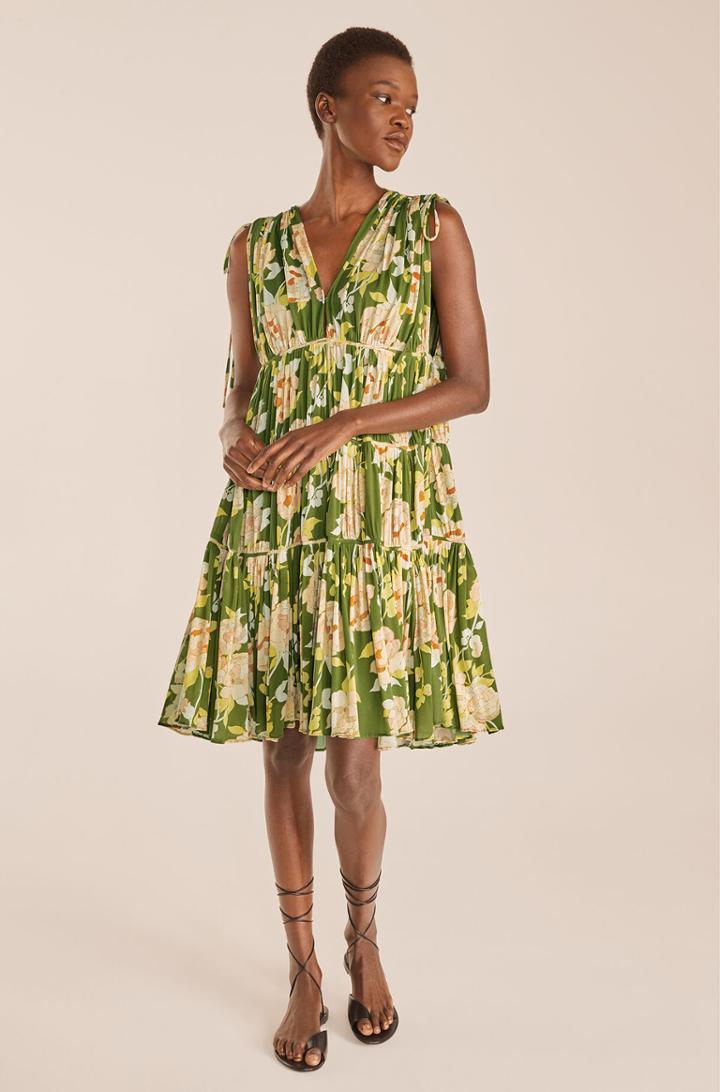 Rebecca Taylor Rebecca Taylor Wild Peony Mesh Dress