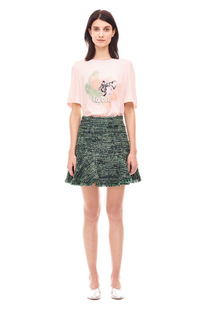 Rebecca Taylor La Vie Cat Logo Tee