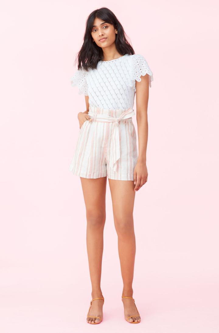 Rebecca Taylor Rebecca Taylor Yarn Dyed Stripe Short