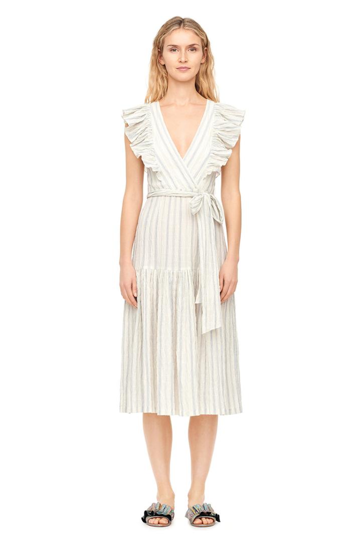 Rebecca Taylor Yarn Dyed Stripe Dress