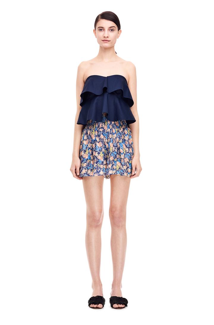 Rebecca Taylor Off-the-shoulder Ruffle Top