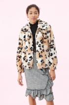 Rebecca Taylor Cheetah Faux Fur Coat