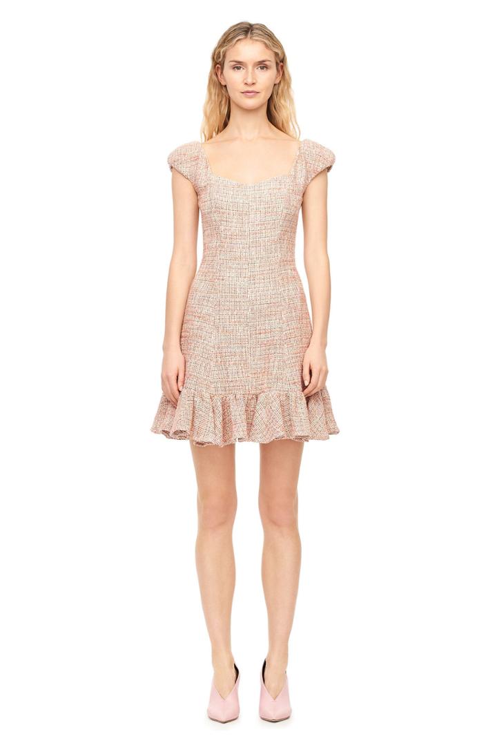 Rebecca Taylor Cap Sleeve Spring Tweed Dress