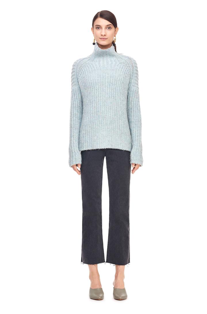 Rebecca Taylor La Vie Rib Turtleneck Pullover