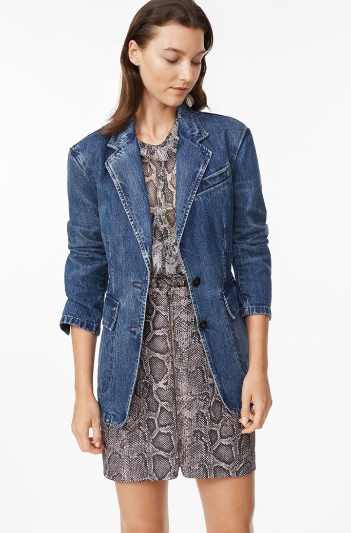 Rebecca Taylor La Vie Classic Denim Jacket