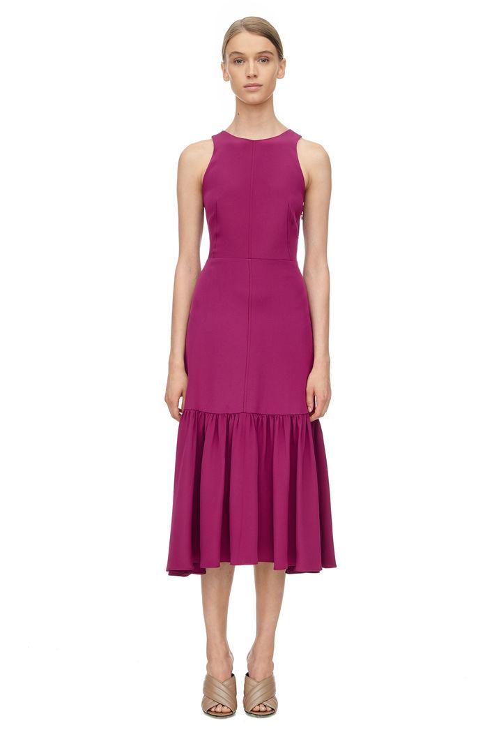 Rebecca Taylor Rebecca Taylor Sleeveless Ruffle Dress 0 Sugar Beet