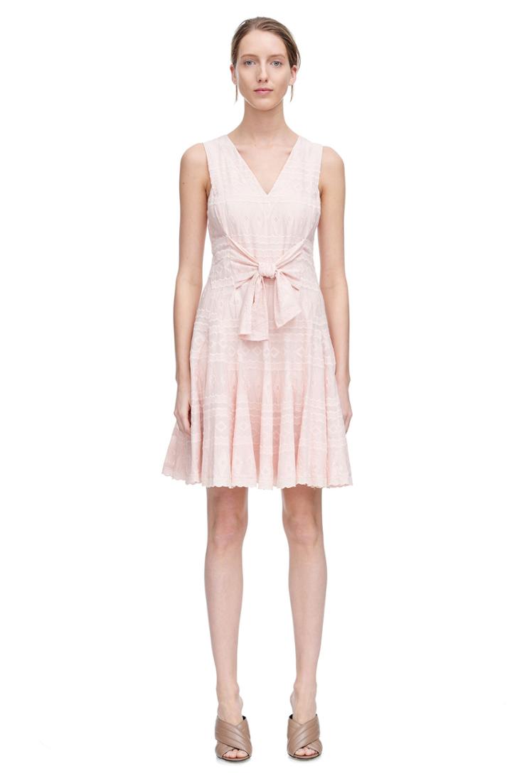 Rebecca Taylor Rebecca Taylor Sleeveless Embroidered Gauze Dress 2 Light Quartz