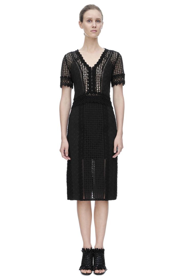 Rebecca Taylor Rebecca Taylor Lace Crochet Skirt 8 Black