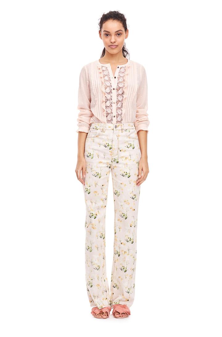 Rebecca Taylor Rebecca Taylor Embroidered Eyelet Top