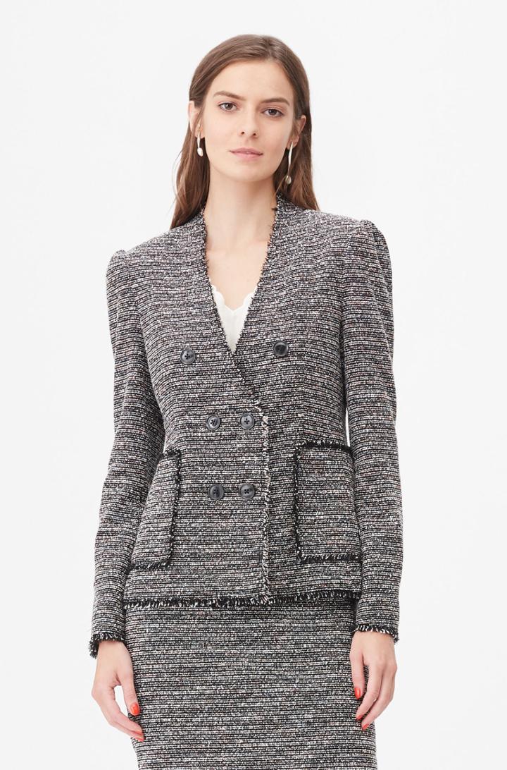Rebecca Taylor Rebecca Taylor Tailored Static Tweed Jacket
