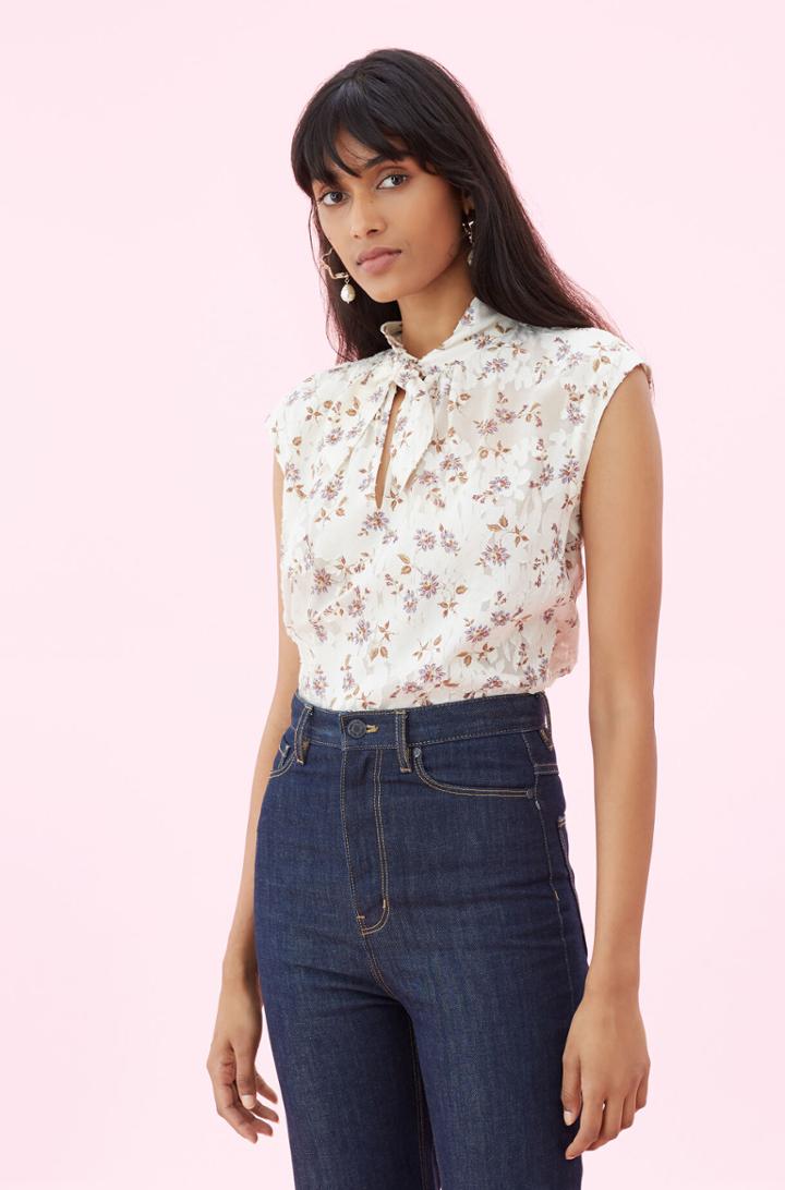 Rebecca Taylor Rebecca Taylor Kyla Fleur Clip Top