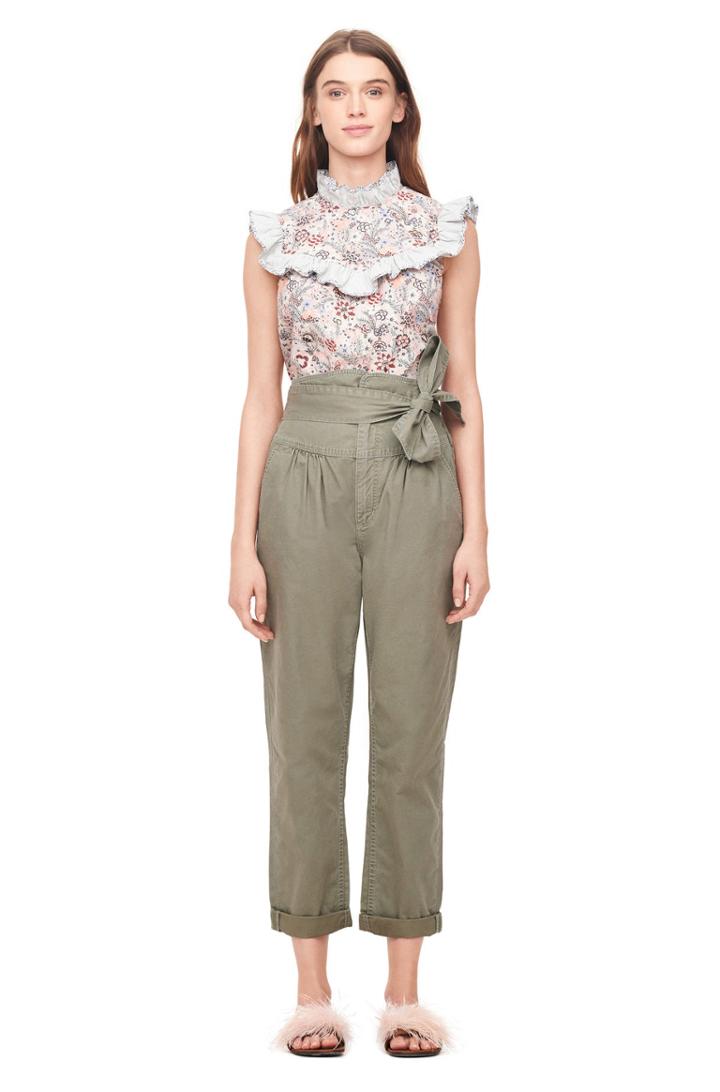 Rebecca Taylor La Vie Peached Twill Pant