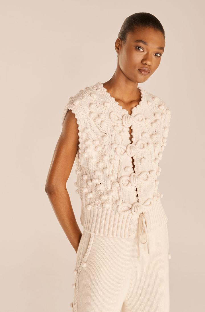 Rebecca Taylor Rebecca Taylor Bauble Cable Vest