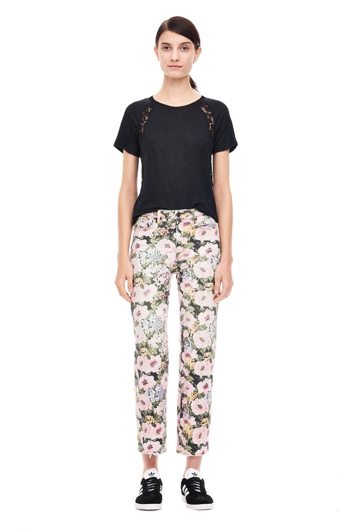 Rebecca Taylor Rebecca Taylor Linen And Lace Tee