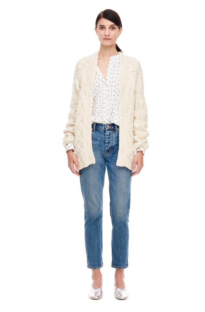 Rebecca Taylor La Vie Slub Merino Cardigan