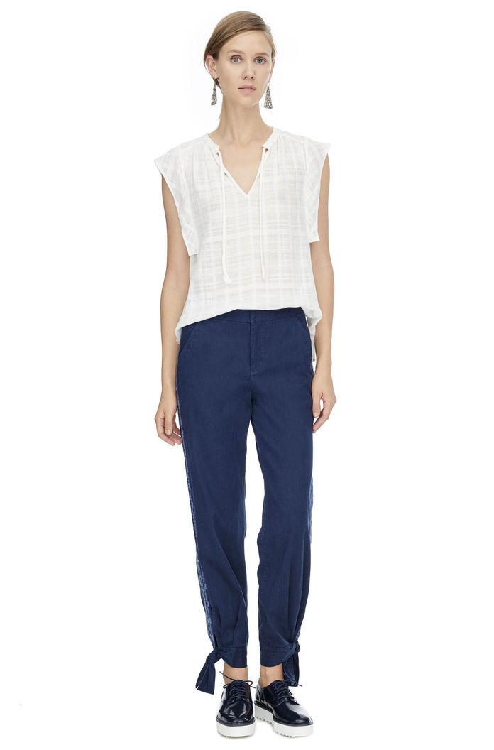 Rebecca Taylor Rebecca Taylor Sleeveless Lurex Plaid Top 2 Snow