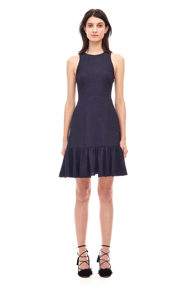 Rebecca Taylor Textured Ruffled Dress
