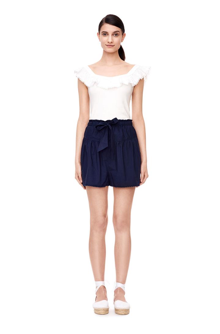 Rebecca Taylor La Vie Washed Poplin Short