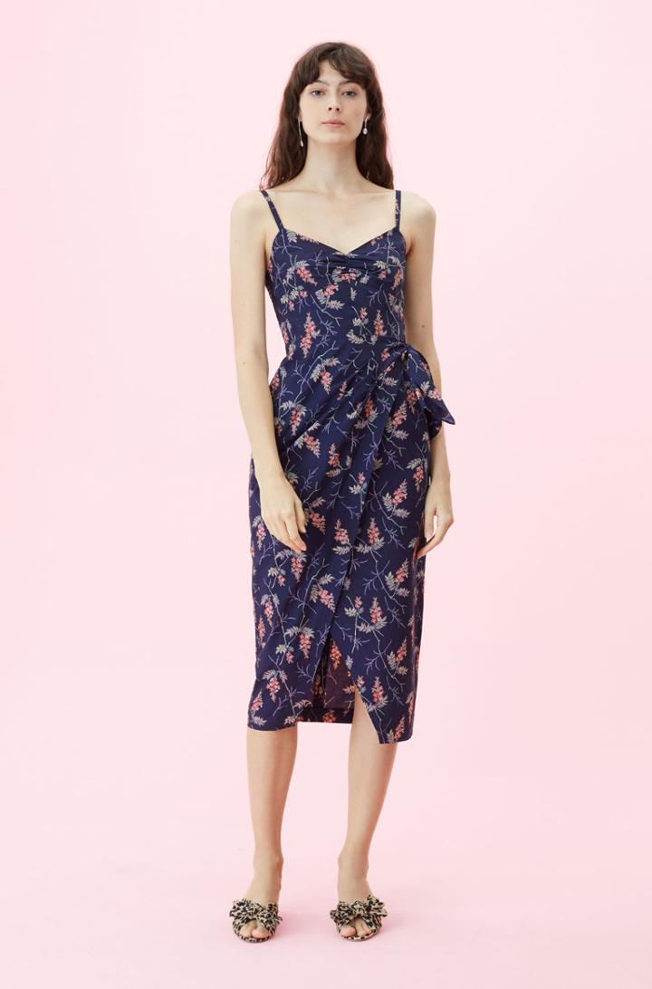 Rebecca Taylor Rebecca Taylor Ivie Fleur Print Wrap Dress