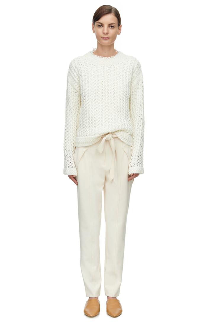 Rebecca Taylor Rebecca Taylor Soft Spun Pullover L Chalk