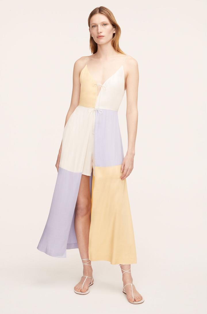 Rebecca Taylor Rebecca Taylor Colorblocked Twill Jumpsuit