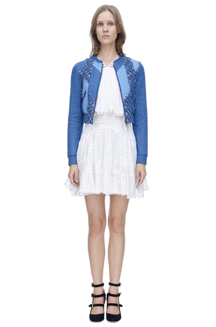 Rebecca Taylor Rebecca Taylor Patch Chambray Jacket S Chambray