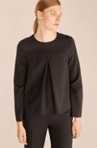 Rebecca Taylor Rebecca Taylor Pleated Front Blouse With Buttons