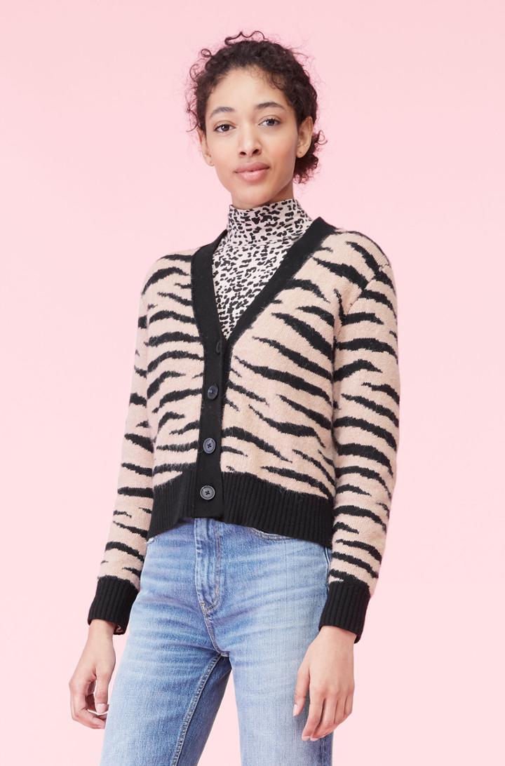 Rebecca Taylor Rebecca Taylor La Vie Ziger Jacquard Cardigan
