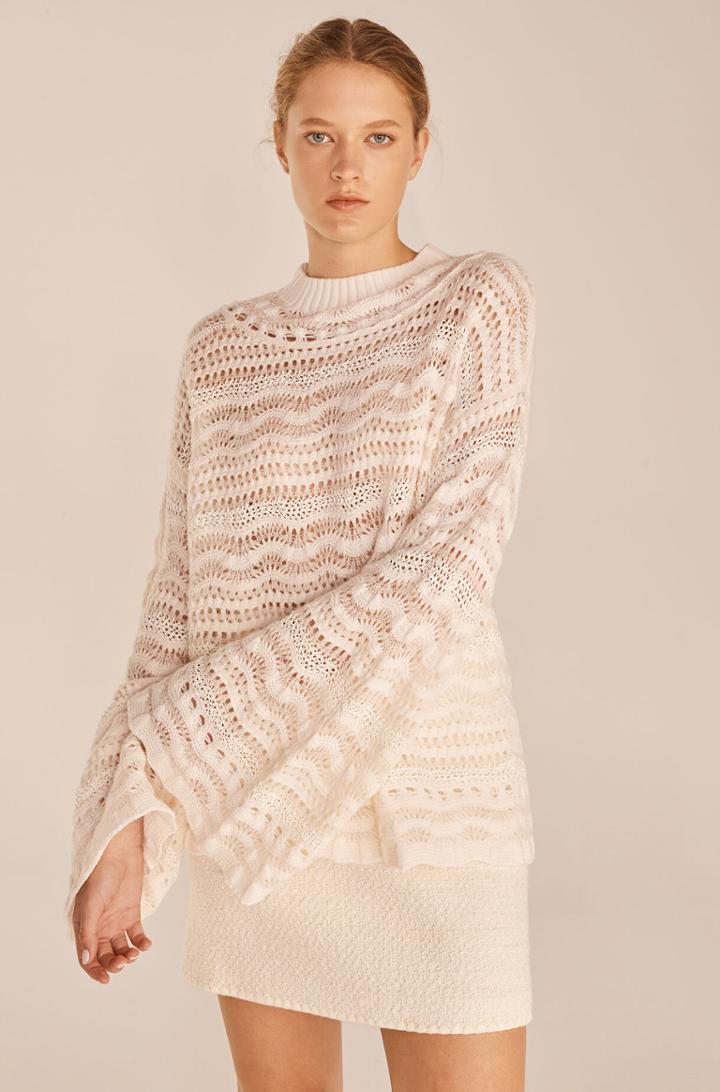 Rebecca Taylor Rebecca Taylor Textured Lace Sweater