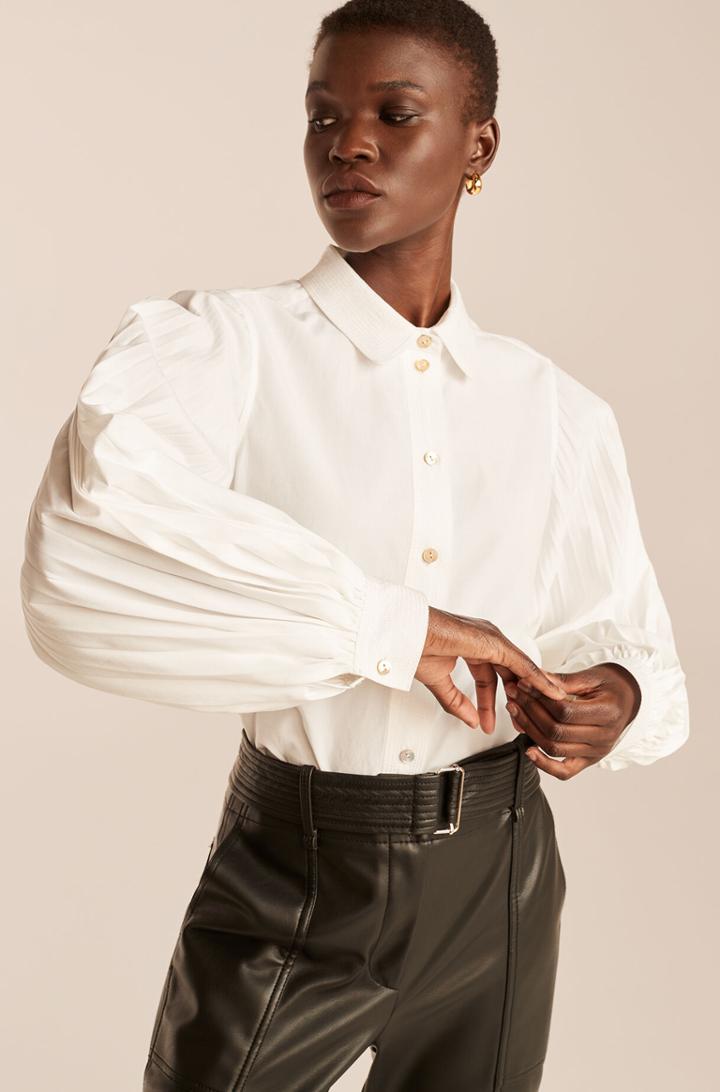 Rebecca Taylor Rebecca Taylor Long-sleeve Slub Button Down