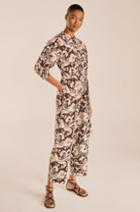 Rebecca Taylor Rebecca Taylor Scroll Paisley Pleated Jumpsuit