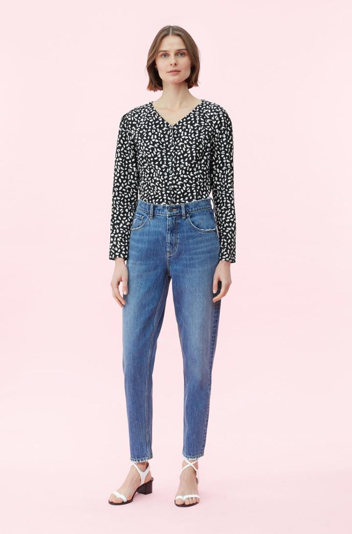 Rebecca Taylor La Vie Le Jaguar Poplin Top