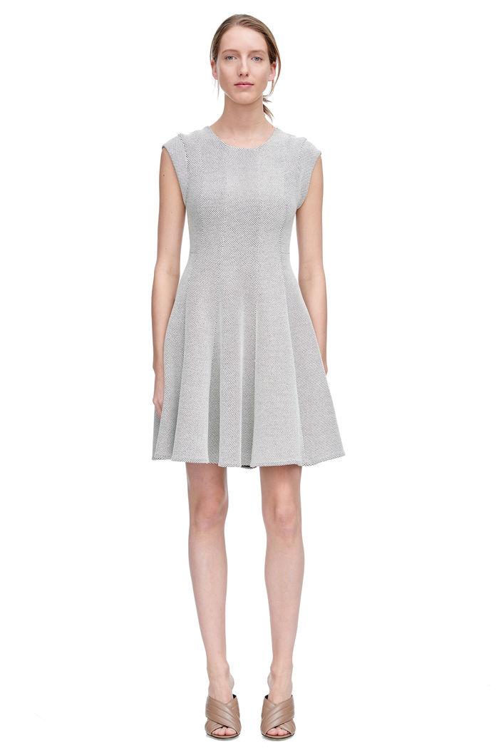 Rebecca Taylor Rebecca Taylor Stretch Texture Dress 0 Snow/black