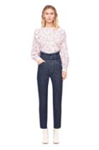 Rebecca Taylor La Vie Darcie Dot Ruffle Top