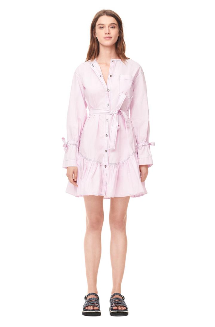 Rebecca Taylor La Vie Poplin Shirt Dress