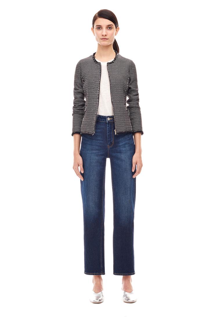 Rebecca Taylor Graphic Tweed Jacket