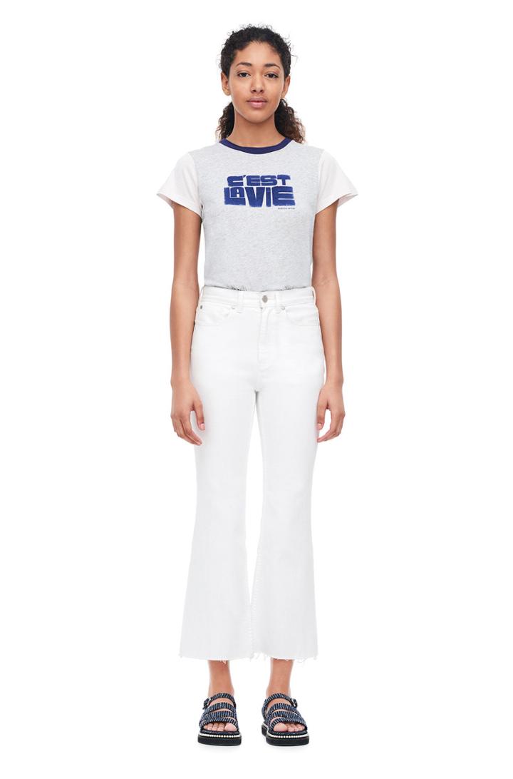 Rebecca Taylor La Vie Printed Logo Tee