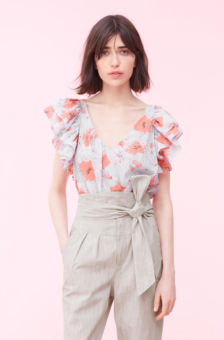 Rebecca Taylor Rebecca Taylor La Vie Louise Floral Top